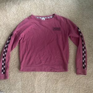 VS Pink light sweatshirt.